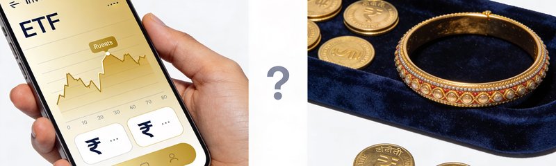 Gold ETFs vs Physical Gold Which One for You