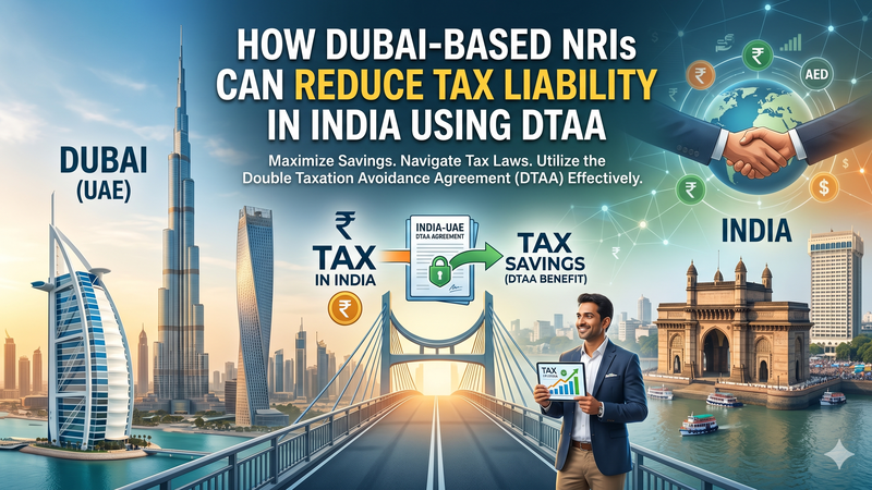 How Dubai-Based NRIs Can Reduce Tax Liability in India Using DTAA