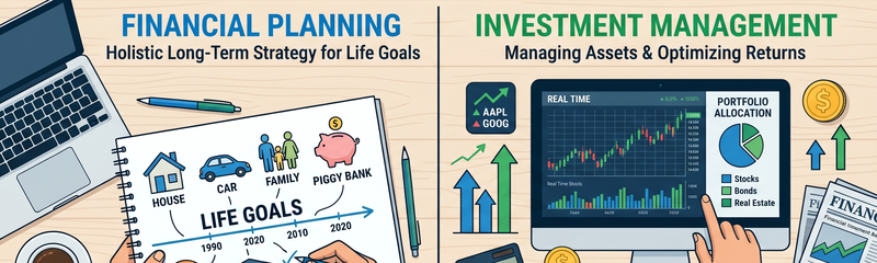 What’s The Difference Between Financial Planning and Investment Management