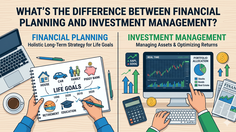 What’s The Difference Between Financial Planning and Investment Management