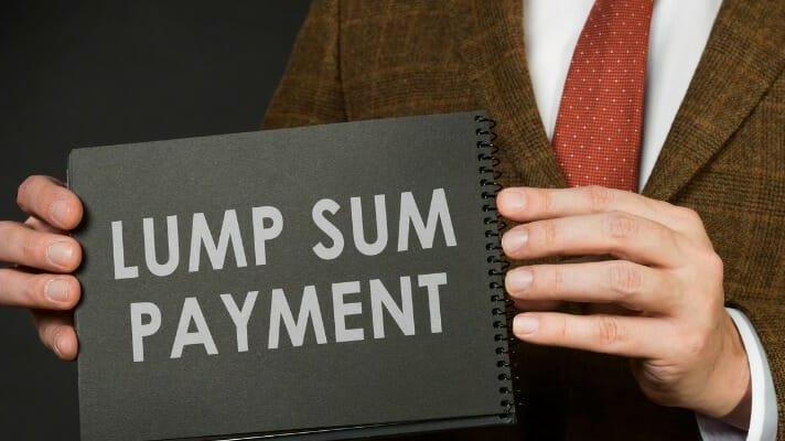 lumpsum payment